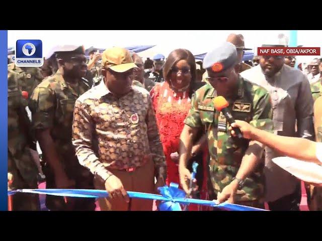 Governor Fubara Commissions Twin Blocks Of Flats In NAF Base, Rivers