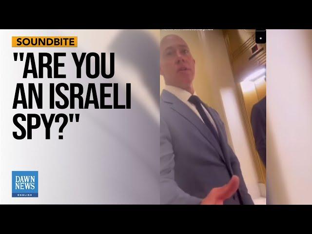 "Are You Spying On US Govt for Israel?" Veteran Josephine Grills Rep. Brian Mast | Dawn News English