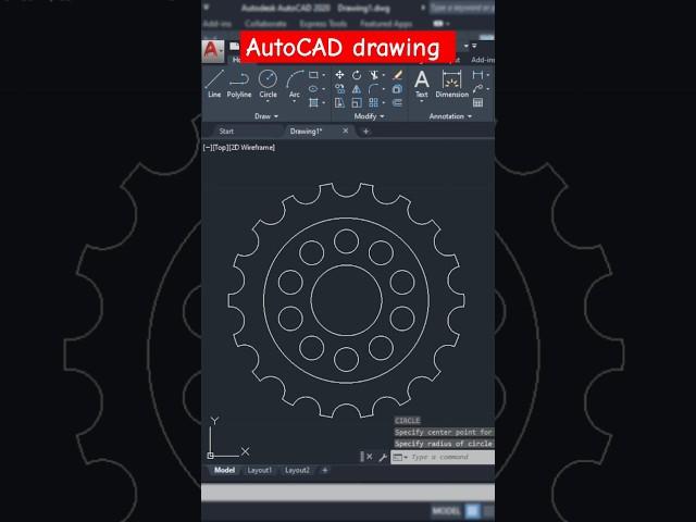 AutoCad Drawing Mechanical | Autocad 2d tutorial for beginners | Drawing | CAD by Ankit | #autocad