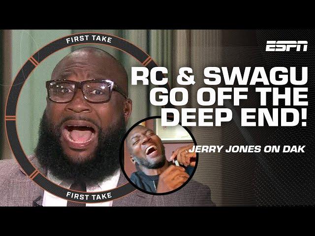  RC & Swagu GOT REAL about Jerry Jones' Dak Prescott comparisons | First Take