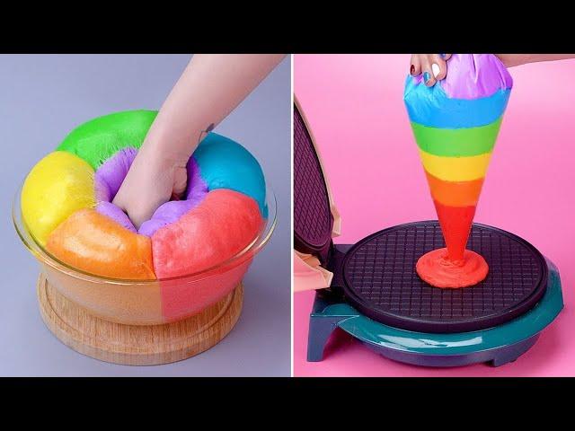 1000+ Amazing Cake Decorating Recipes For All the Rainbow Cake Lovers | Perfect Colorful Cake