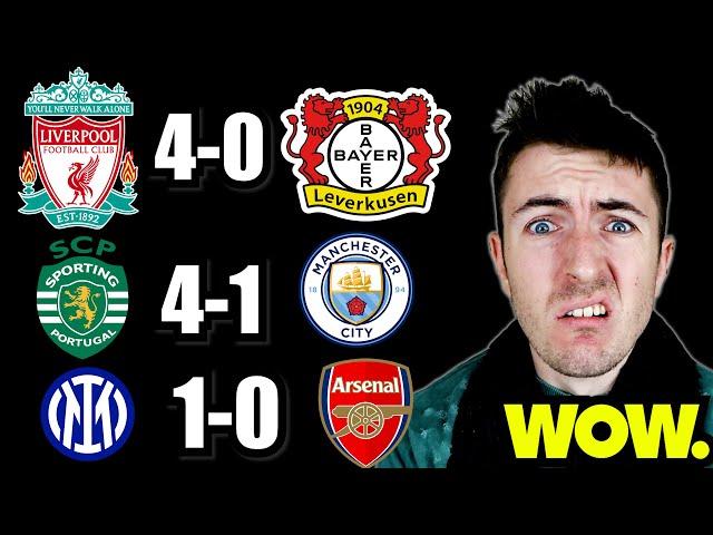 REACTING to CHAMPIONS LEAGUE Matchday 4 (wow)