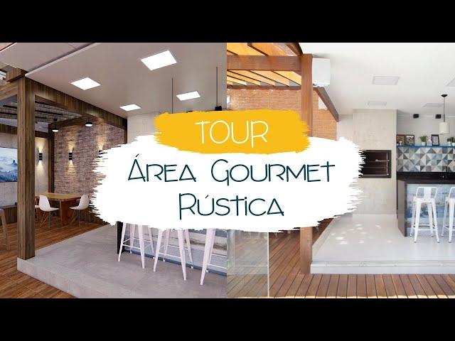 TRANSFORMAÇÃO TOTAL: ÁREA GOURMET RÚSTICA | Obra Pronta | Bia Muniz Interiores