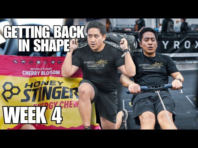 WEEK 4 EATING & WORKOUTS VLOG // HYROX + Weight and Fat Loss Update