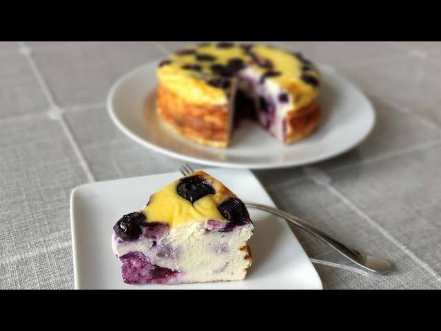 Easiest Blueberry Yogurt Cake / No Added Sugar, No Oil, No Flour / Gluten Free Recipe