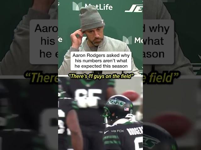 Aaron Rodgers: "Sometimes it's my fault, sometimes it's in the details" #shorts