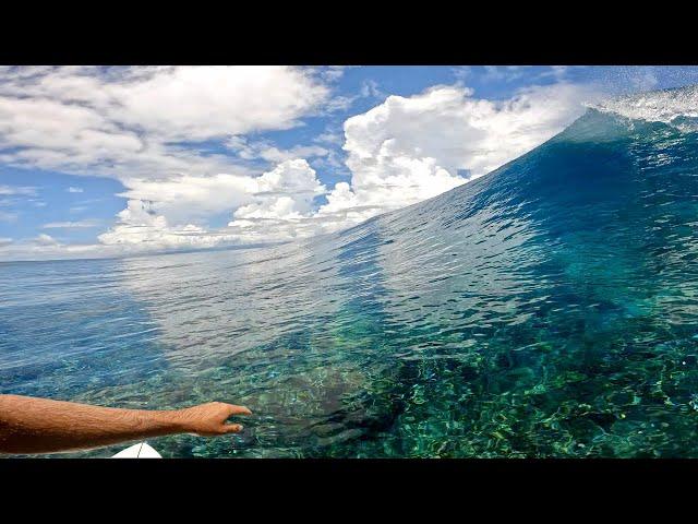 INSANE FIJI GLASS RAW POV SURF SESSION