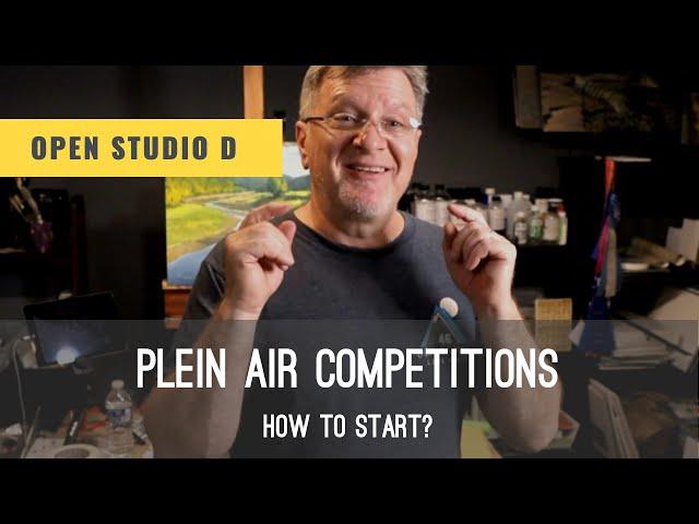 Plein Air Competition - How to Start. Learn oil painting with Vlad Duchev