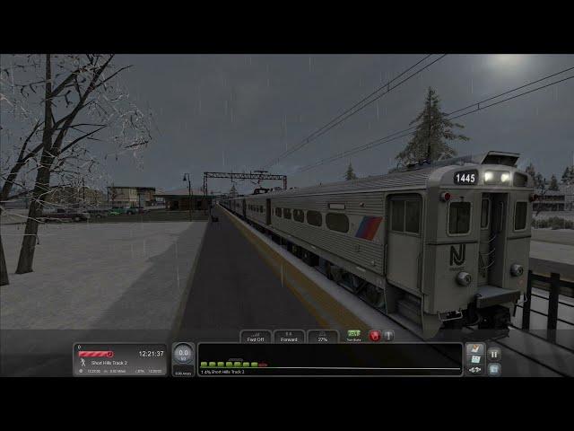 02. The Holiday Arrow - Morristown Line - GE Arrow III NJ Transit - Train Simulator Classic