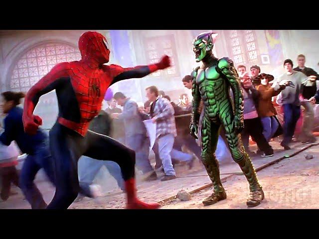 El duende verde vs. Spidey | Ataque en el festival | El hombre araña | Clip en Español