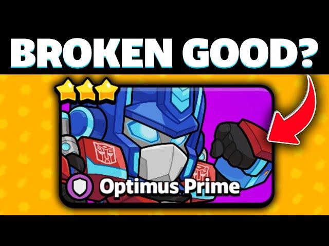 Optimus Prime breaks Squad Busters?