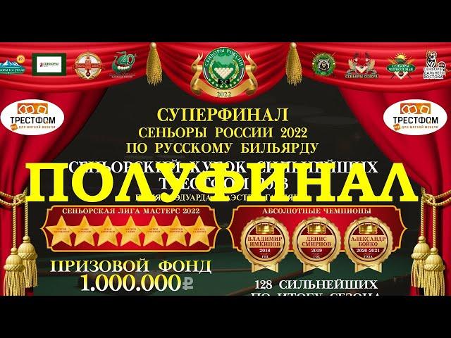 АПРЕСЯН Г. (Оренбург) - ДАНУКИН А. (Брянск). Суперфинал "Сеньоры России 2022"