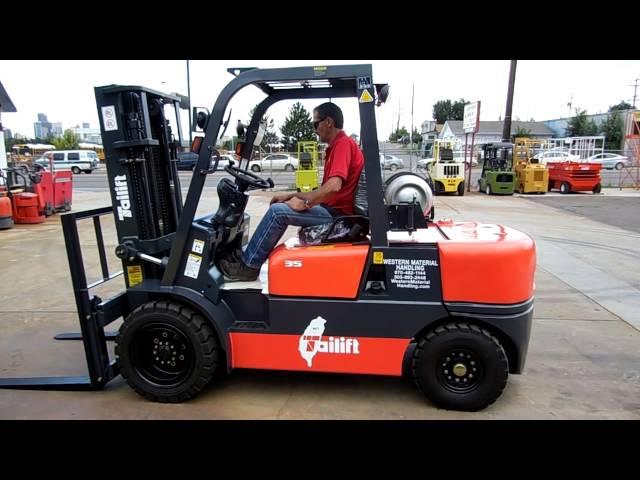 Western Material Handling New Tailift FG35P 8k Pneumatic Forklift