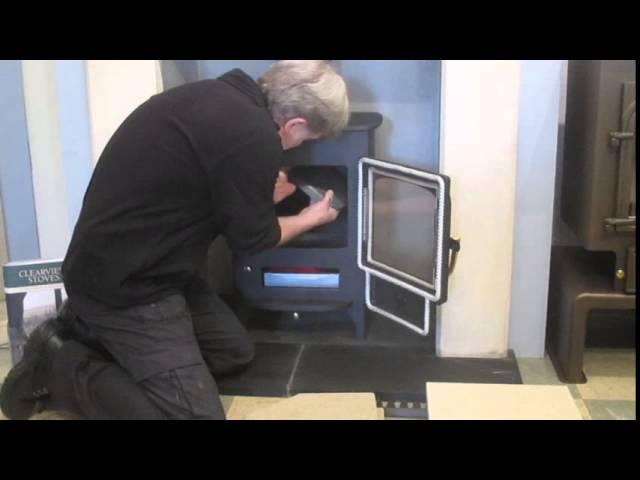 How to change woodburner bricks