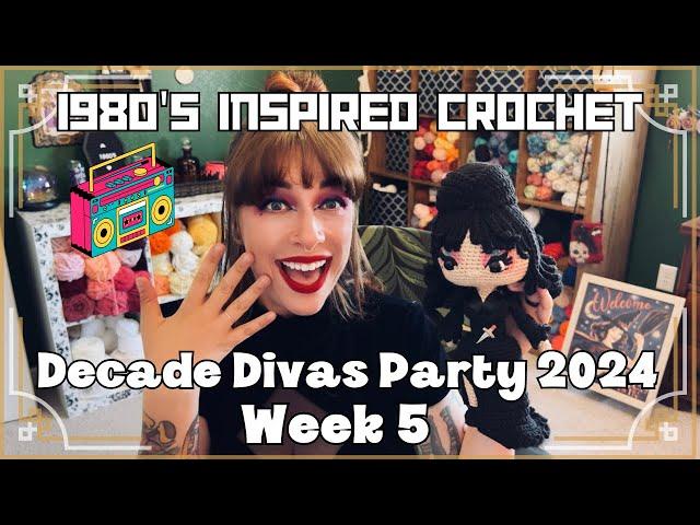 ⎹ 1980s Inspired Crochet ⎹ Decade Divas's Party 2024 #decadedivasparty2024