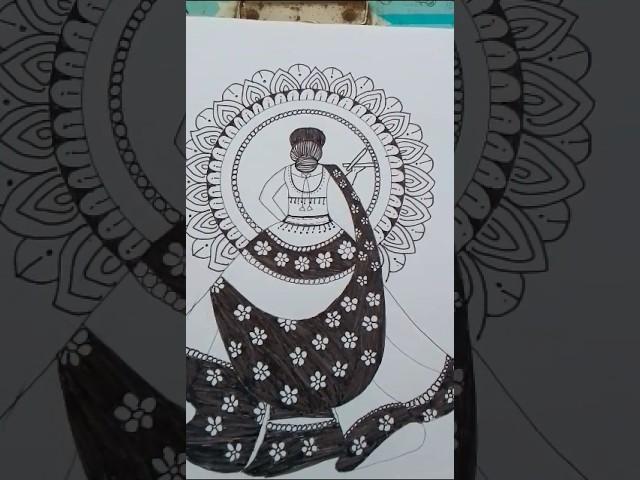 Art by Aditi Rathore #navratristatus #navratrispecial #art#drawing #mandala #painting #sketch