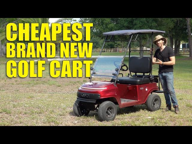 Testing the most affordable golf cart ever - Kandi Mini unboxing!