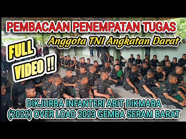 FULL PEMBACAAN PENEMPATAN TUGAS TNI AD 2023 (BAGIAN 2)