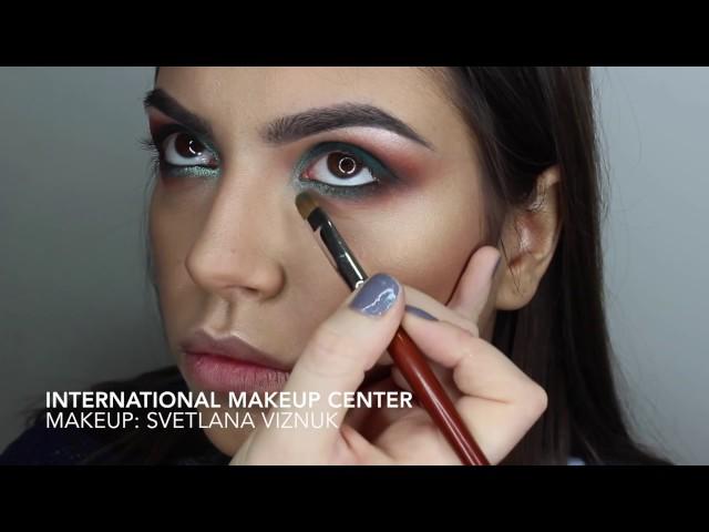 Светлана Визнюк FOREST GREEN MAKEUP TUTORIAL FOR BROWN EYES