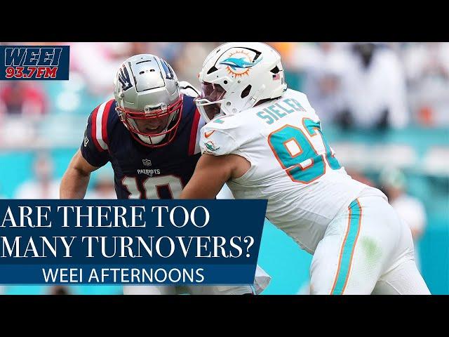 Does Patriots quarterback Drake Maye turn the ball over TOO MUCH? | WEEI Afternoons