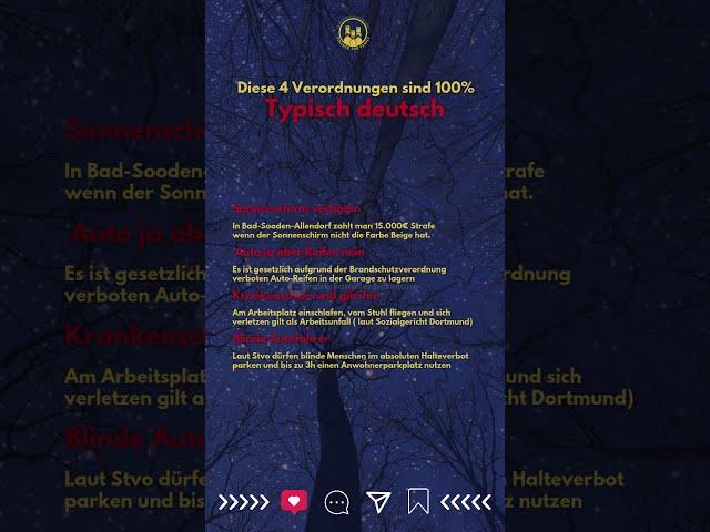 Diese 4 Verordnungen sind 100% typisch Deutsch!