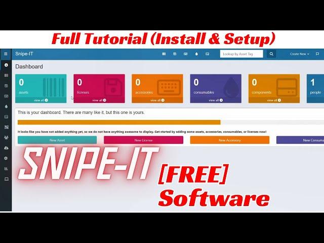 FREE Management Asset System | Step by Step Installation Tutorial on Windows | SNIPE-IT