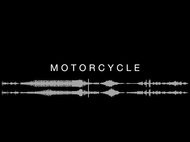 Motorcycle sounds . starting sound . passing . engine sound