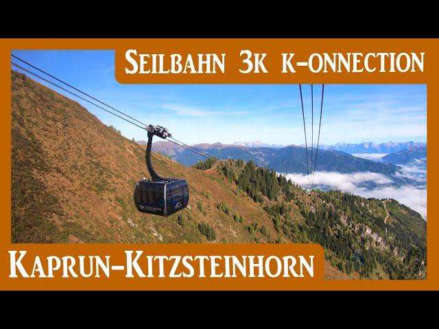 mit der neuen 3K K-ONNECTION von KAPRUN 768m auf den KITZSTEINHORN 3029m GoPro Onride Video