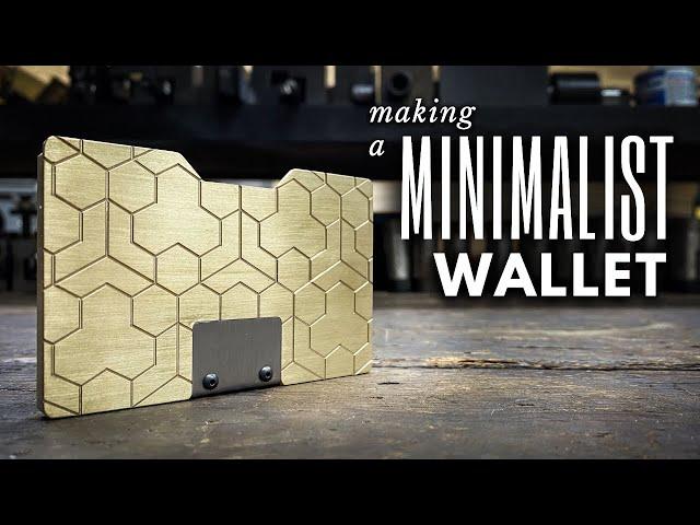 Making a MINIMALIST Wallet || INHERITANCE MACHINING