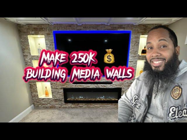 I made $250,000 building custom media walls