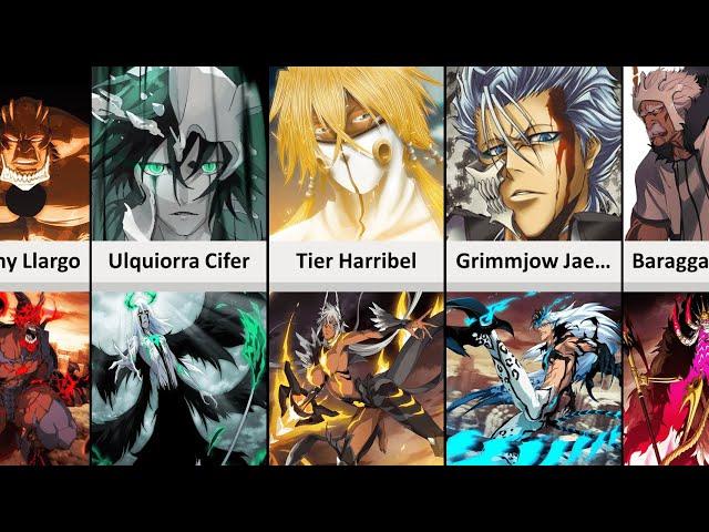 All Arrancars revealed in Bleach and Their Resurrection