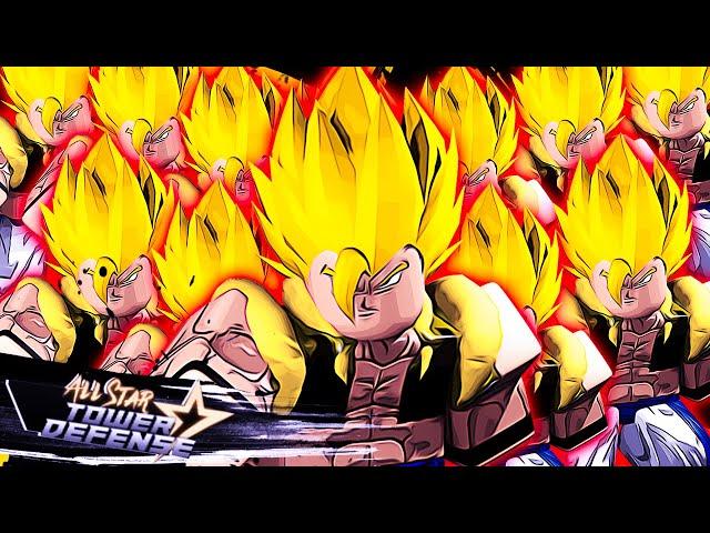 Gogeta Army is TOXIC! | All Star Tower Defense Roblox