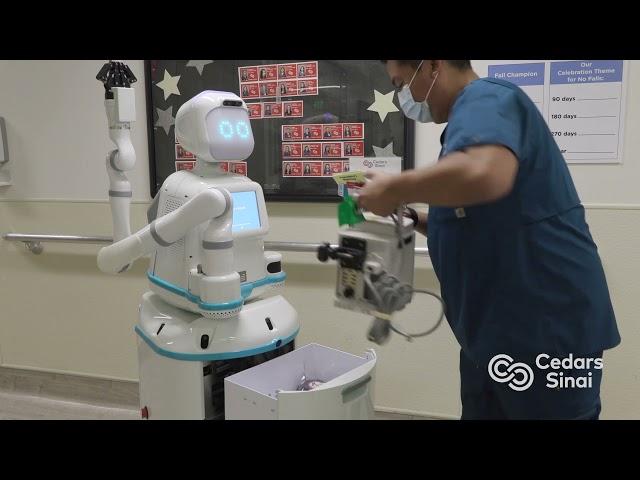 Robots Help Nurses Get the Job Done – With Smiles and Beeps| Cedars-Sinai Newsroom