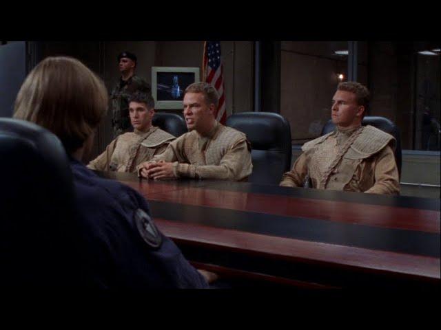 Stargate SG-1 - Season 2 - Serpent's Song - Martouf/Lantash cautions Stargate Command