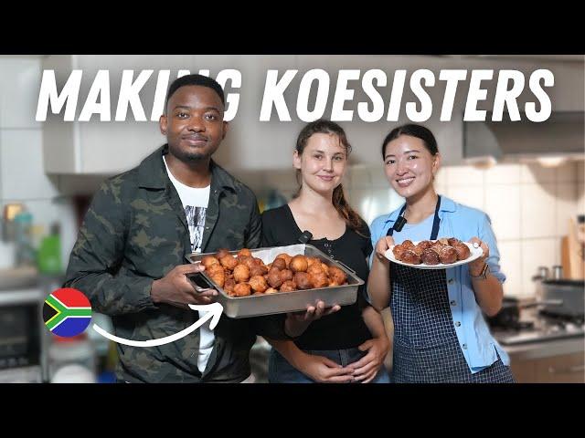 Cooking With Our South African Friend & Chatting About Life in Taiwan | 外國友人討論台灣生活和一起做南非的糕點