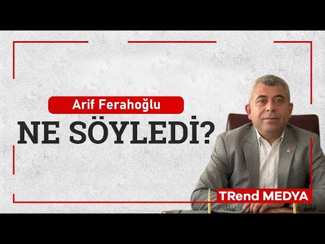 ARİF FERAHOĞLU TREND MEDYA'DA #amasya