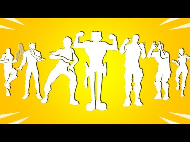 Top 100 Legendary Fortnite Dances & Emotes! (Squash & Stretch, Get Griddy, Onda, Shhh, Hang Loose..)