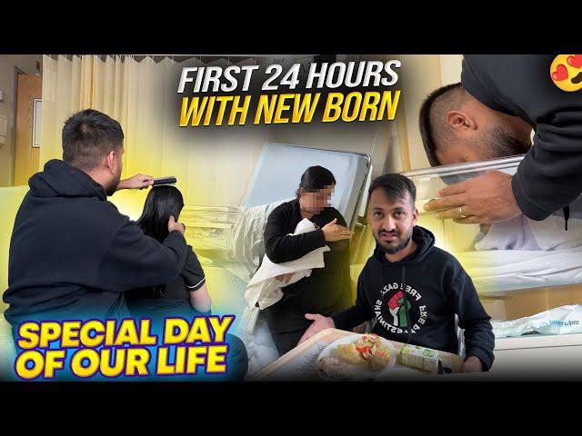 FIRST 24 HOURS WITH A NEWBORN!  || Bringing Our First Baby Home 