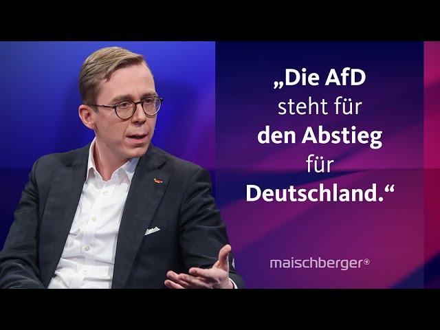 Worin unterscheiden sich CDU und AfD? Beatrix von Storch & Philipp Amthor diskutieren | maischberger