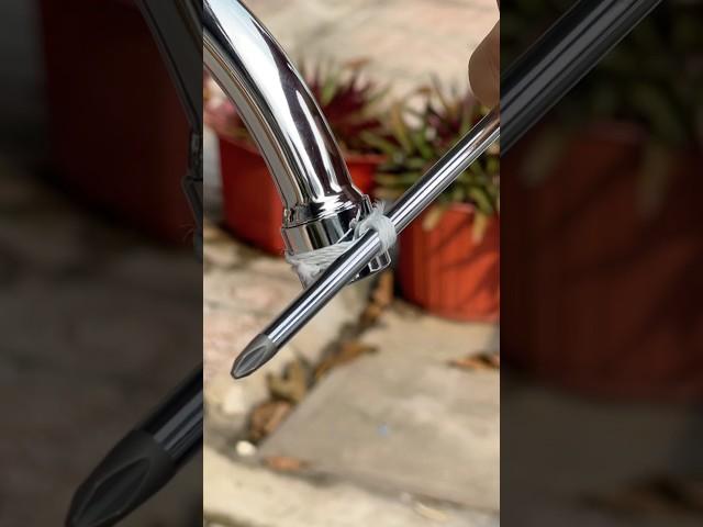 Great idea to remove the tap and clean the inside.