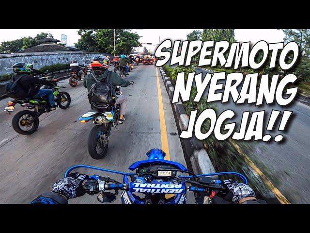 (PART 1) | RAME PARAH!! ROMBONGAN SUPERMOTO JAWA TIMUR NYERANG JOGJA!!! #supermoto #jogja