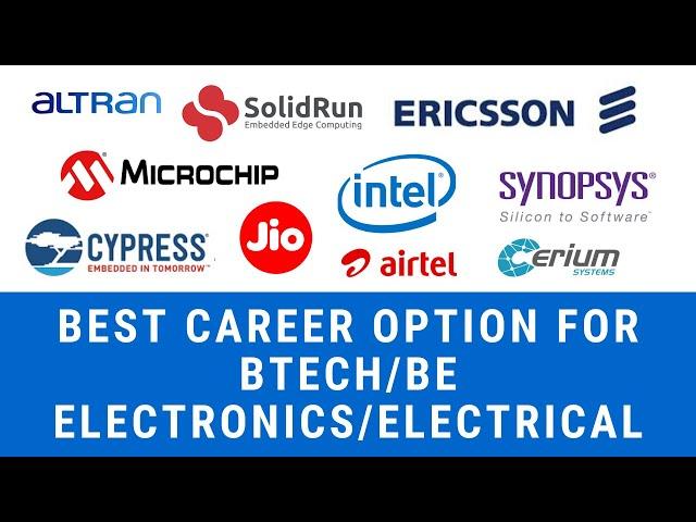 Best Career Option for BTech/BE in Electronics/Electrical Engineering | Electronics Geek