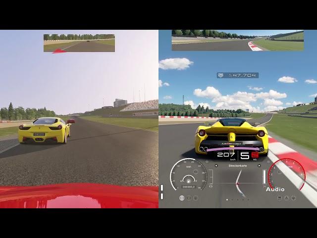 Racing against strongest A.I. comparison // GT Sport vs. Assetto Corsa - PS4