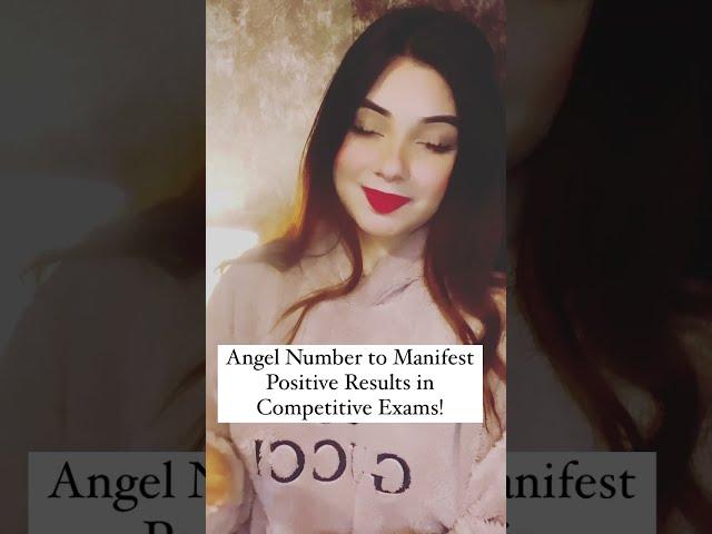 Pass any Competitive Exam Angel Number #lawofattraction #examsuccess #crackexam #short