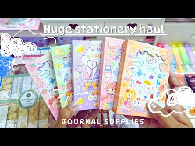 Huge stationery haul and Scrapbooking supplies from anandha stationery ️ back to school stationery