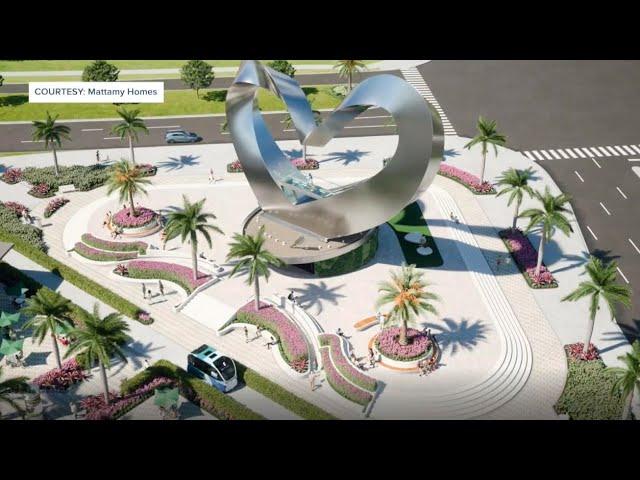 World's tallest heart sculpture under construction in Port St. Lucie