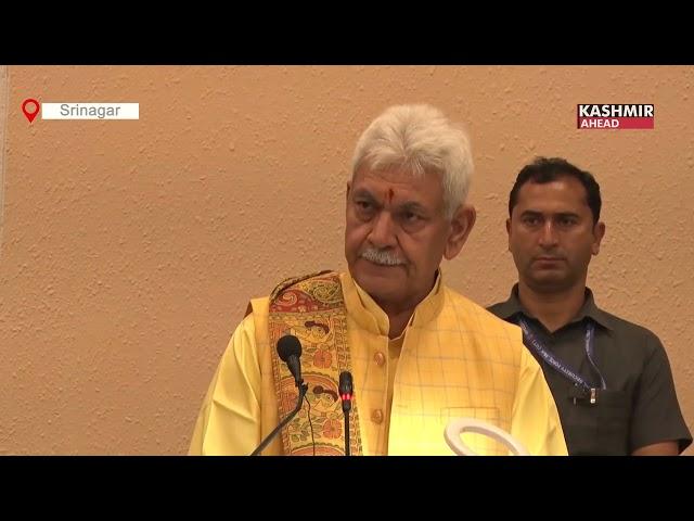 J&K LG  Manoj Sinha's address at the Srinagar Conclave on Urban Planning