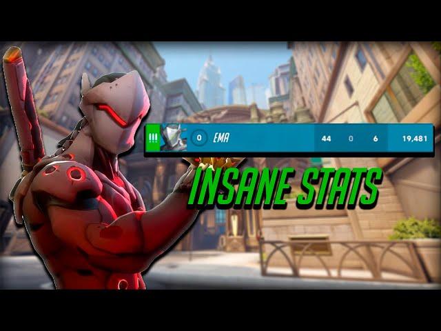 Dropping INSANE Stats as Genji - Learning Genji On PC (Gameplay)