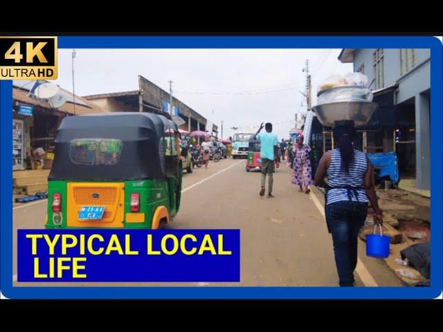 Bekwai street market & Beyond: African Community tour in Ghana 