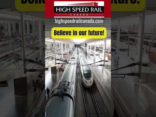 Imagine High-Speed Trains in Canada.  #highspeedrailway #highspeedrail #canada